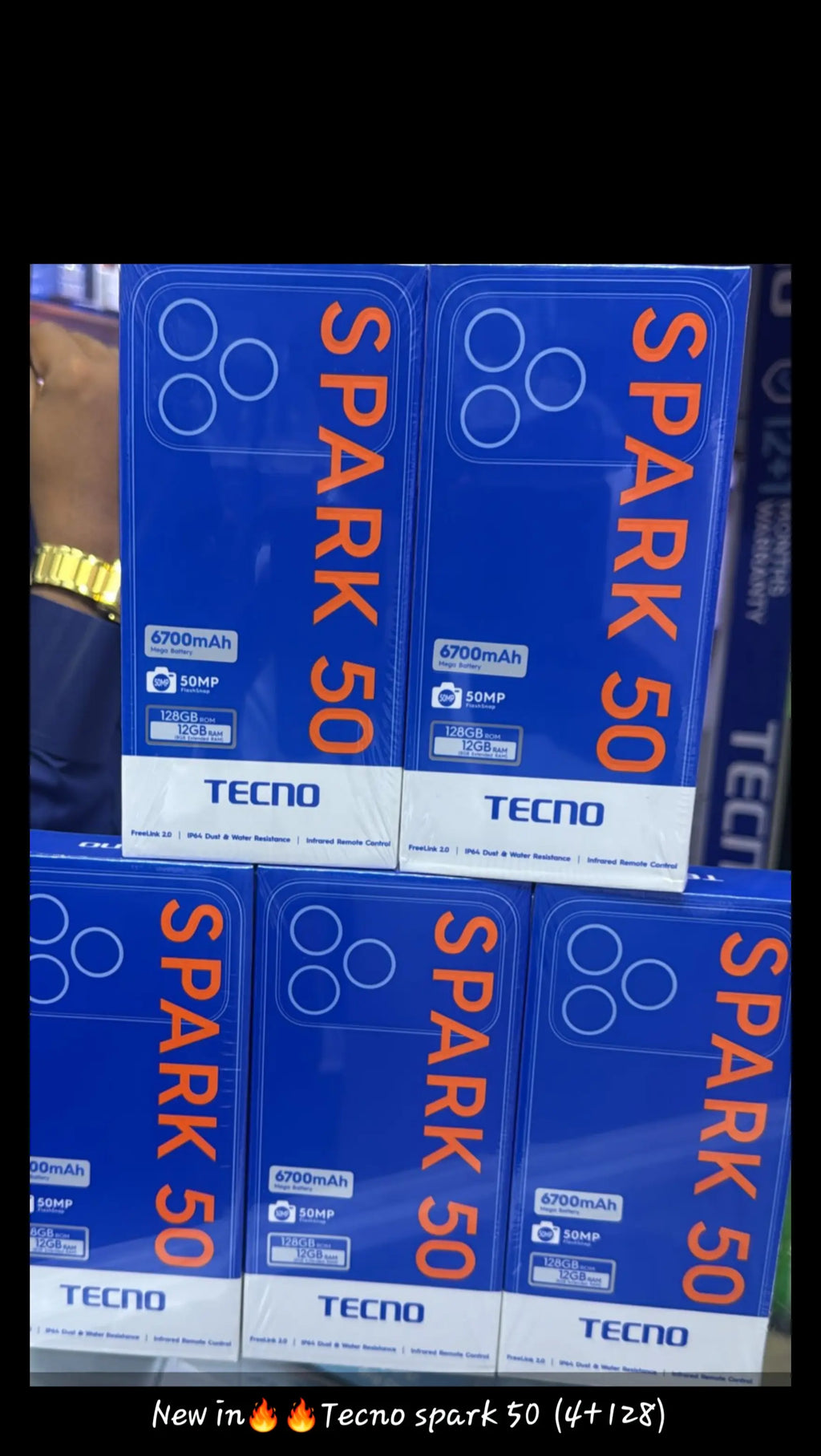 Tecno Spark 50 (4GB RAM / 128GB Storage)