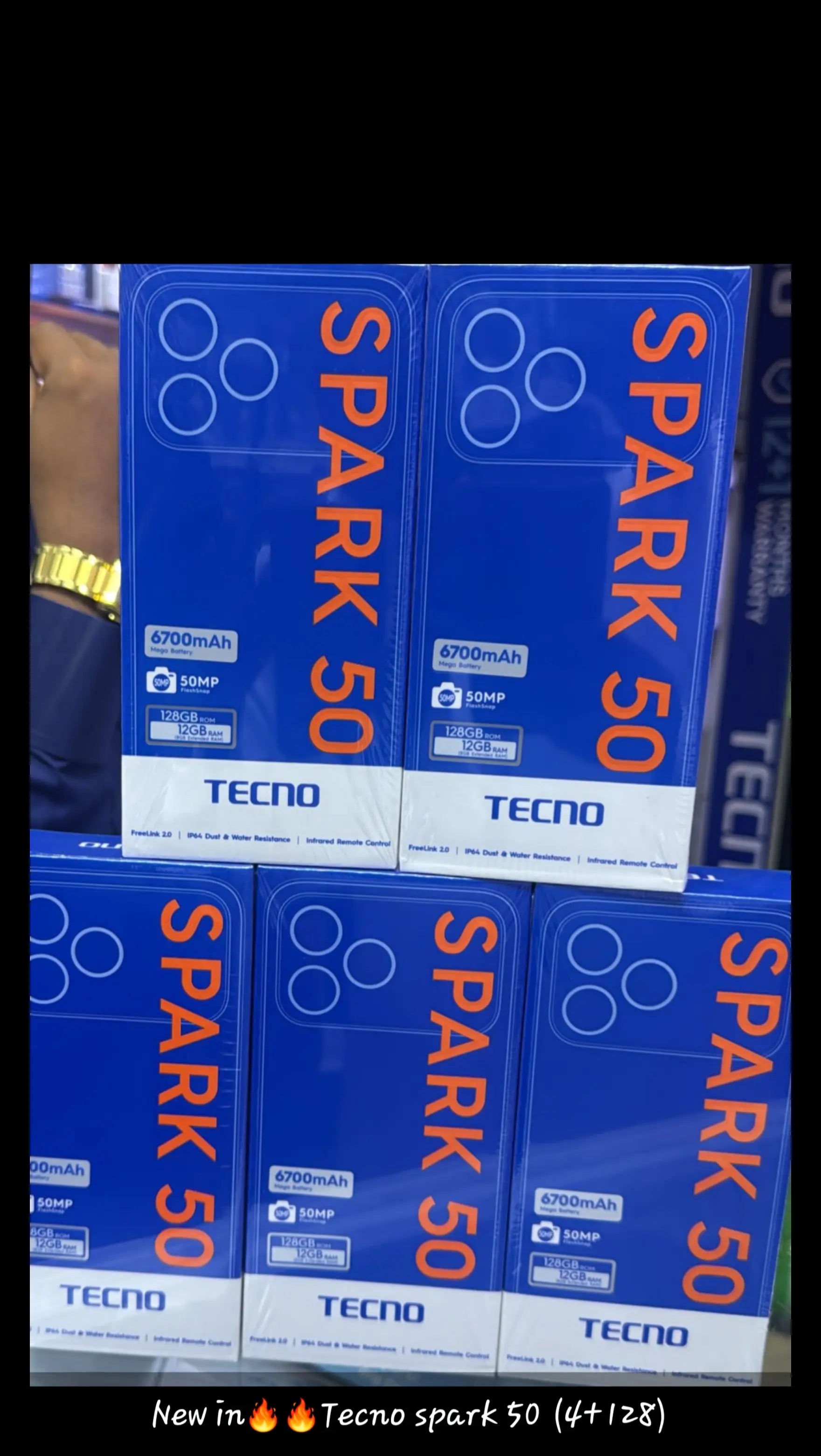 Tecno Spark 50 (4GB RAM / 128GB Storage)